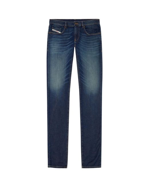 DIESEL Blue D-Strukt Skinny Fit Jeans for men