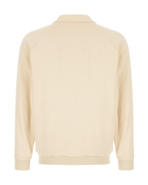 Valentino Natural Vlogo Signature Button-Up Bomber Jacket for men