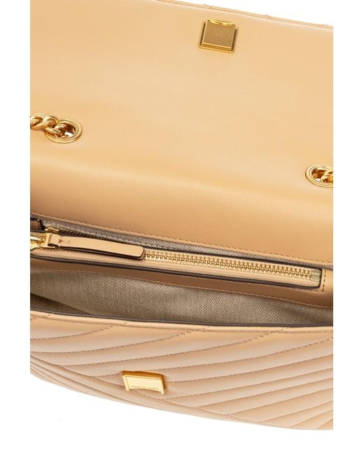 Tory Burch Natural Kira Foldover Convertible Shoulder Bag