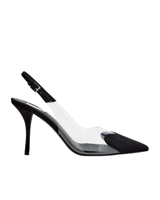 Alaïa Multicolor Coeur 90 Suede Slingback Pumps