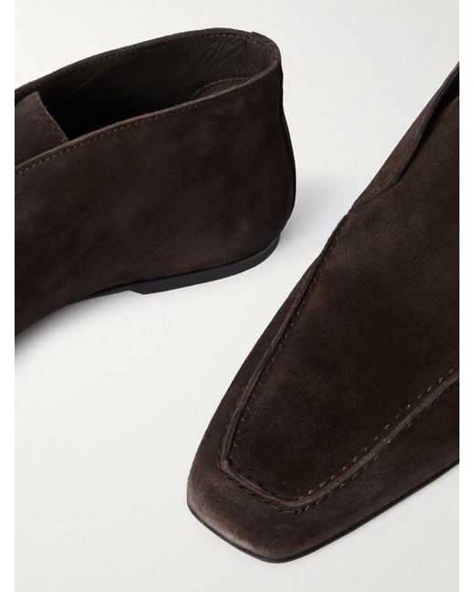Totême Brown Leather Loafers