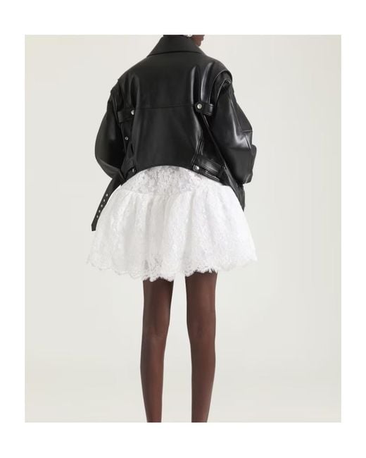 Givenchy Black Back-To-Front Collared Biker Jacket