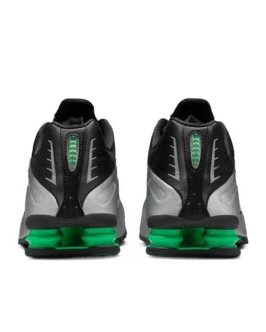 Nike Green Shox R4 Running Shoes for men