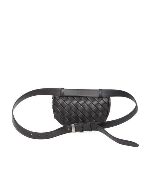 Bottega Veneta Gray Zippered Waist Pack for men
