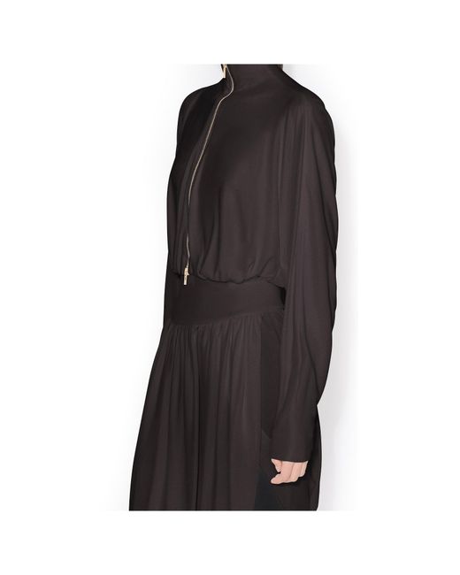 Alaïa Black Twisted Asymmetric Mini Skirt