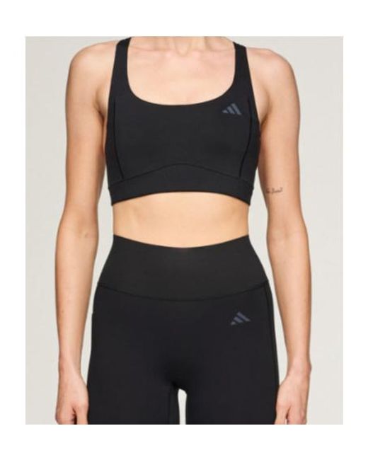 Adidas Black X Entire Studios Strappy Performance Bra