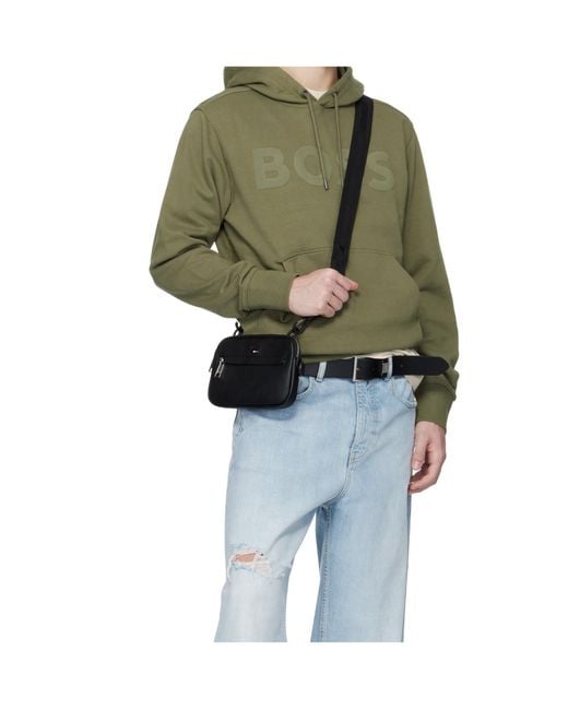 Boss Black Ray Zip Messenger Bag for men