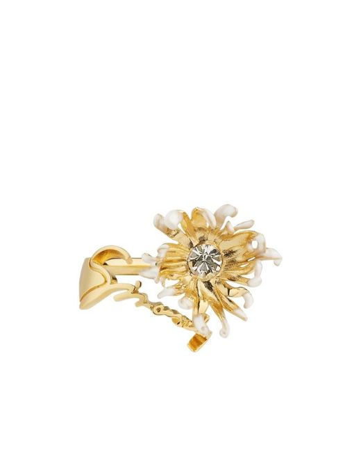 Givenchy Metallic Daisy Ring