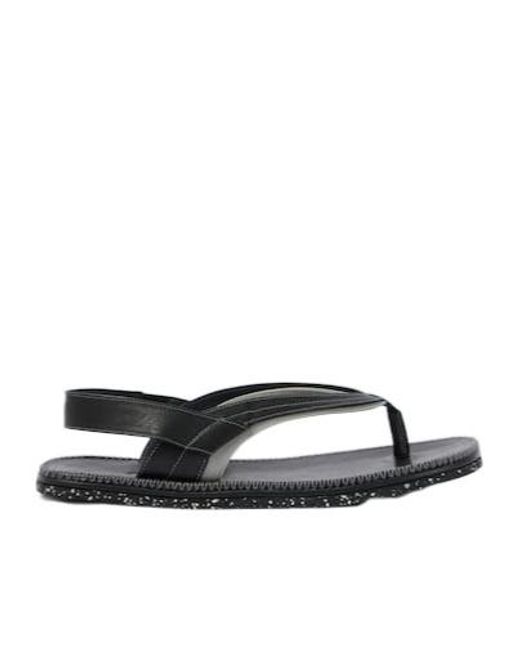 Kiko Kostadinov White Andras Leather Thong Sandals for men