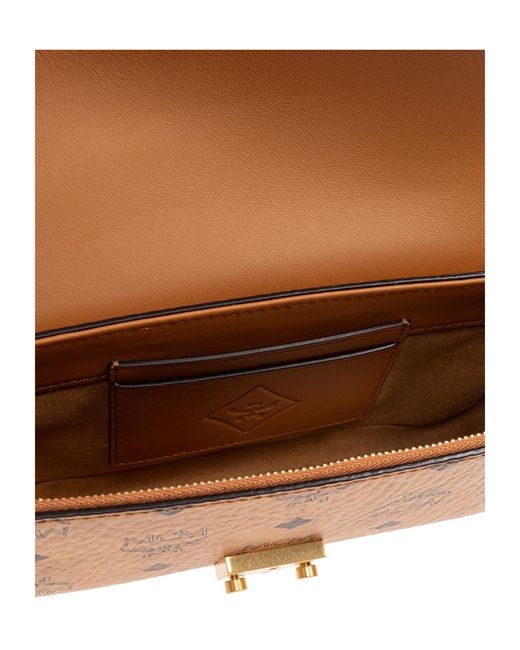 MCM Brown Tracy Crossbody Bag