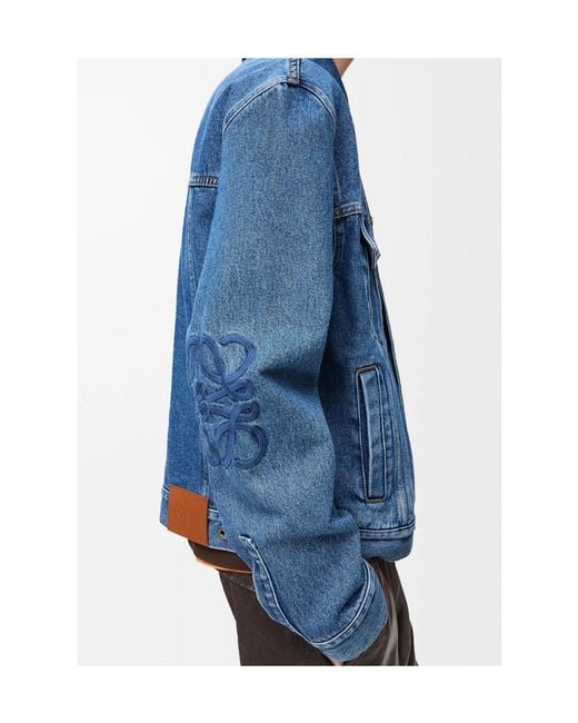 Loewe Blue Anagram Denim Jacket for men