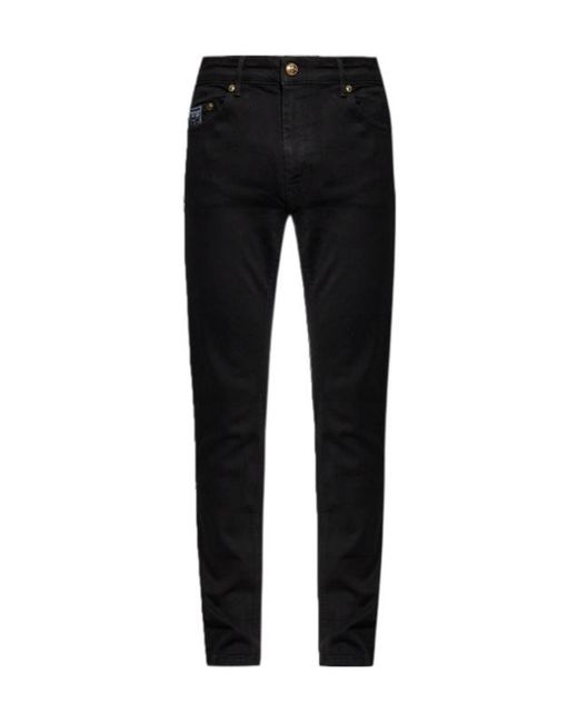 Versace Jeans Black Couture Tapered Fit Jeans for men