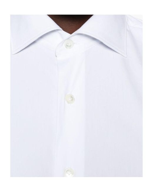 Eleventy White Poplin Shirt for men