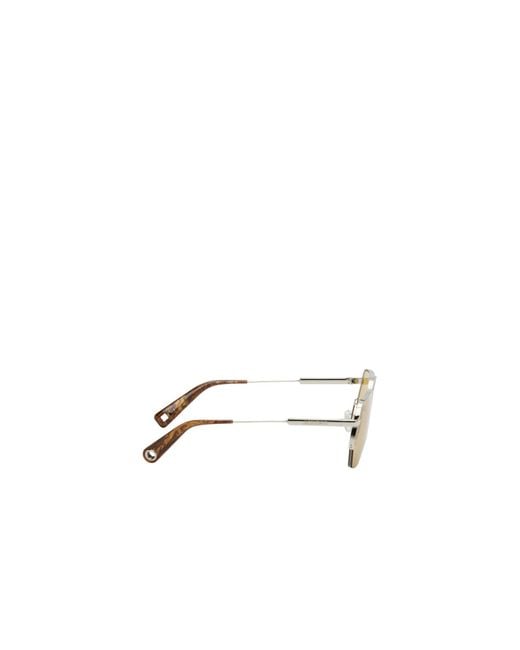 Jacquemus Metallic Double Beam Sunglasses