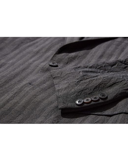 Dries Van Noten Black Striped Blazer for men