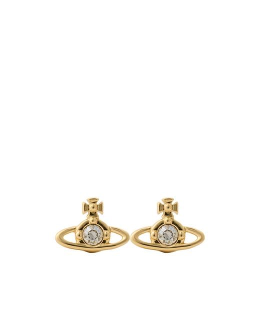 Vivienne Westwood Metallic Solitaire Earrings
