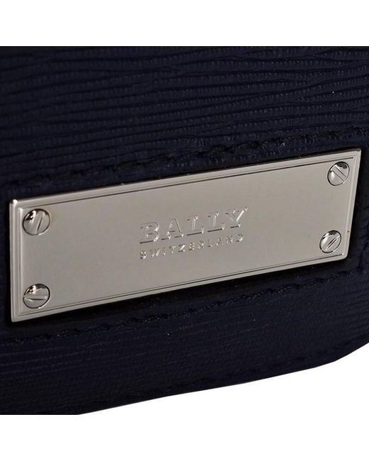 Bally Blue Logo Clutch for men