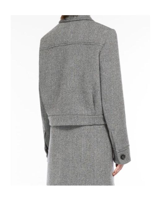 Sportmax Gray Francia Jacket