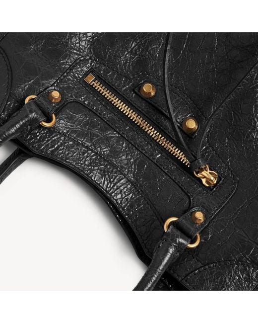 Balenciaga Black Le City Mini Tote Bag