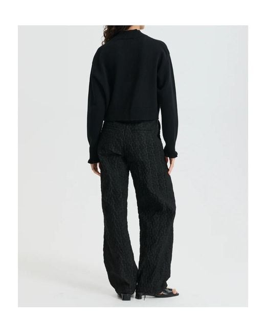 CECILIE BAHNSEN Black Long-Sleeved Knitwear