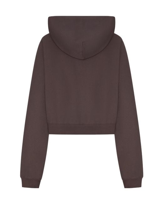 Gucci Brown Long-Sleeve Hooded Sweatshirt