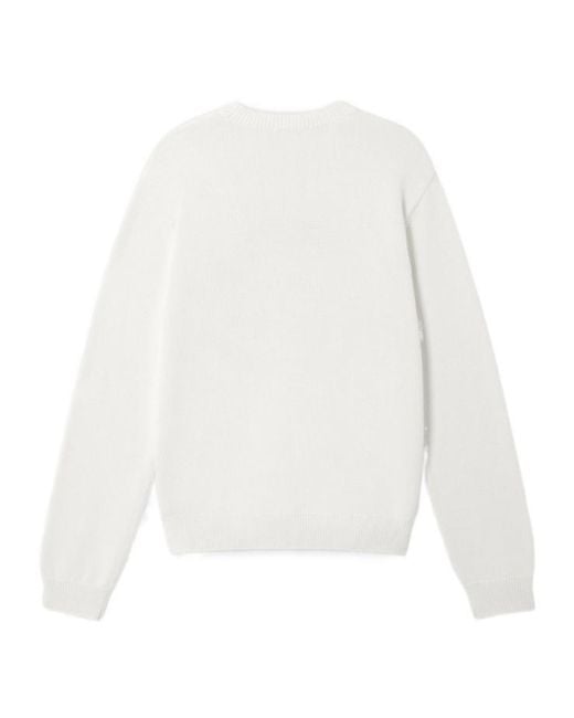 Casablanca White X Laduree Crew-Neck Cotton Jumper for men
