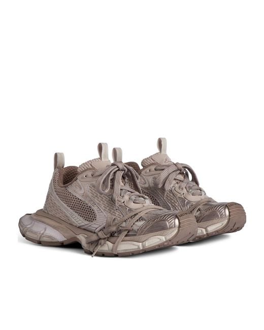 Balenciaga Gray 3Xl Lace-Up Sneakers