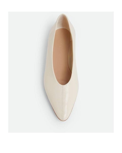 Bottega Veneta Natural Sofia Ballerina Shoes
