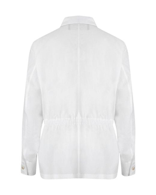 Fabiana Filippi White Long-Sleeved Shirt