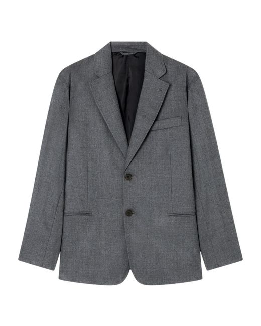 Emporio Armani Gray Single Breasted Tailored Jacket for men
