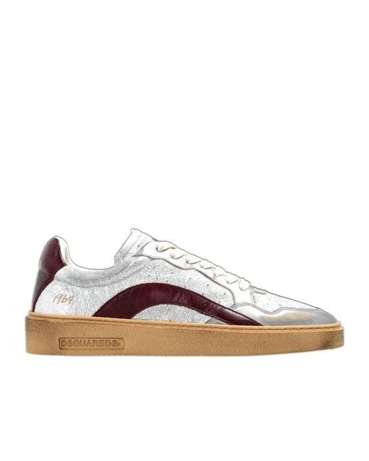 DSquared² Brown Lace-Up Sneakers