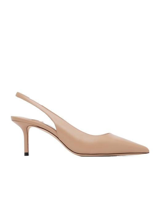 Jimmy Choo Natural Love Sling Back 65 High Heels
