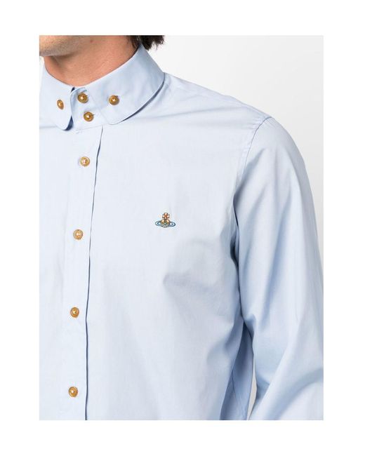 Vivienne Westwood Shirt in Blue for Men | Lyst UK