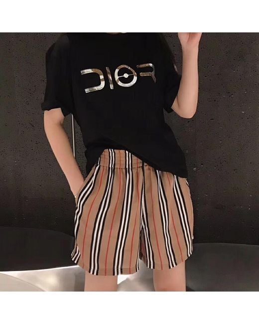 Burberry Natural Icon Stripe Shorts