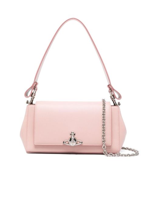 Vivienne Westwood Pink Hazel Medium Handbag