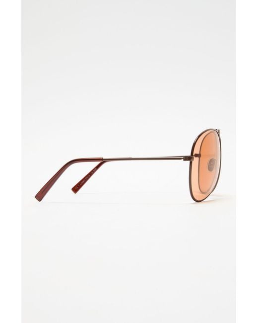 Acne Pink Pilot-Frame Sunglasses