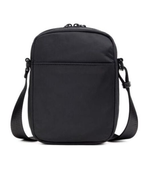 DIESEL Black D-Pack Logo Plaque Crossbody Bag for men