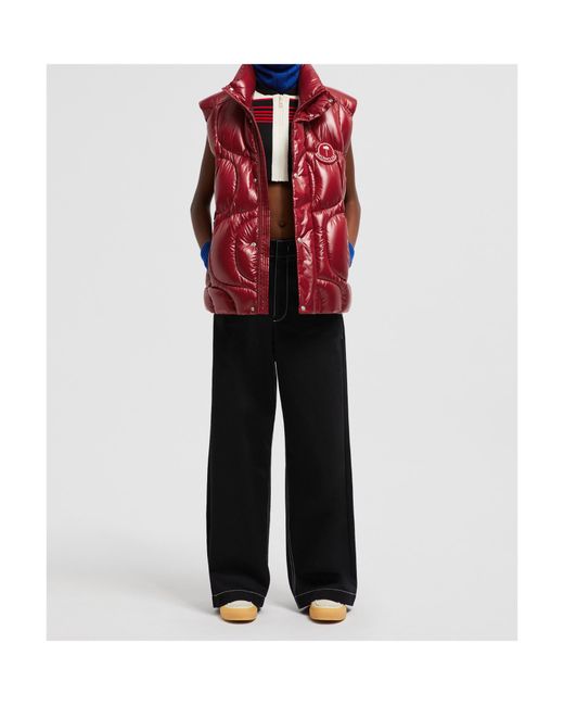 Moncler Red X Palm Angels Gwenyth Down Gilet for men