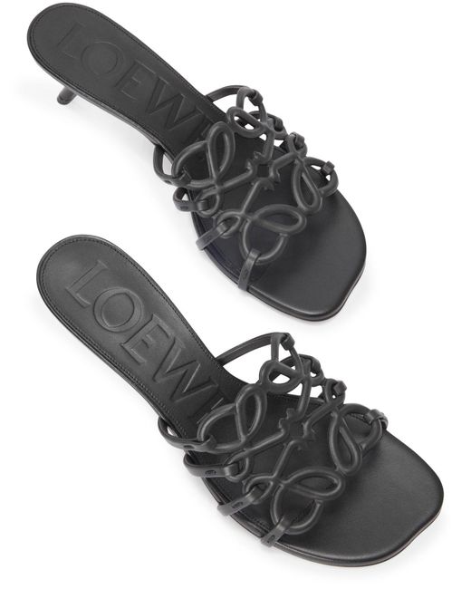 Loewe White Petal Anagram Slide