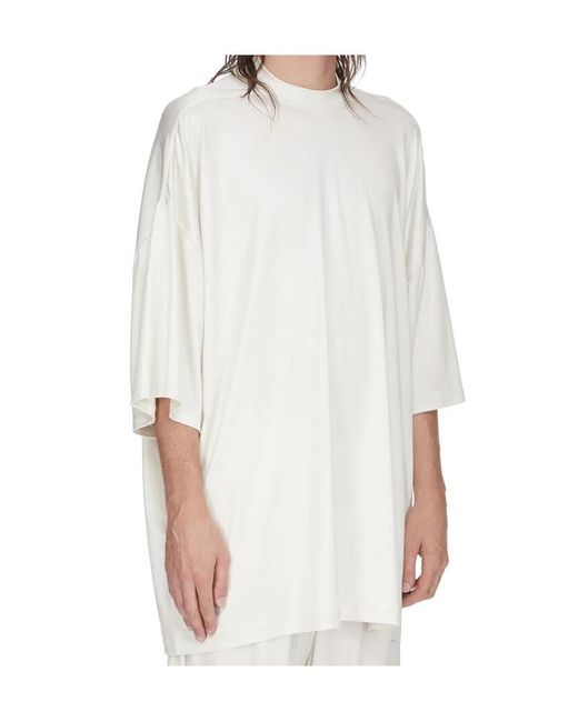 Rick Owens White Tommy T-Shirt for men
