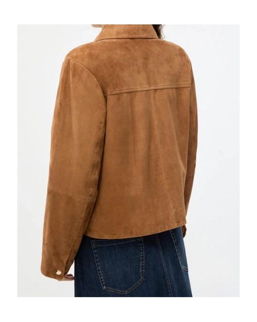 iBlues Brown Suede Jacket