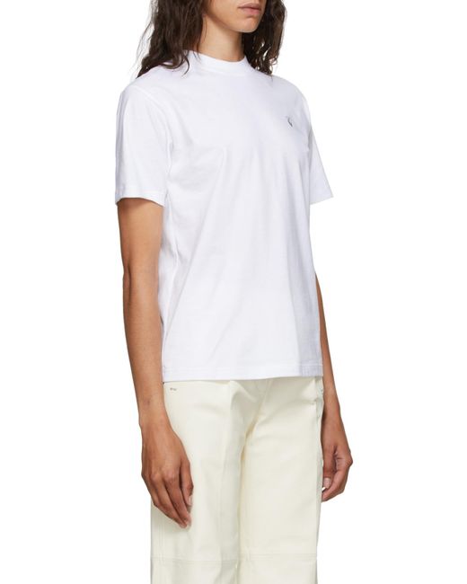 Off-White c/o Virgil Abloh White Floral Arrow Print T-Shirt