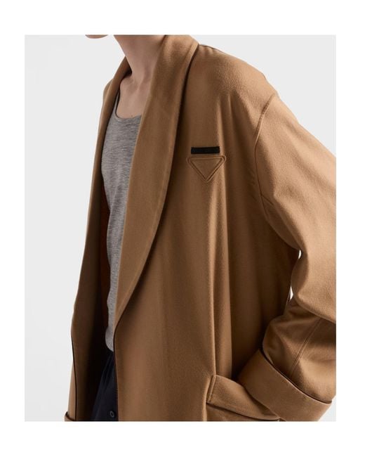 Prada Brown Cashmere Robe for men