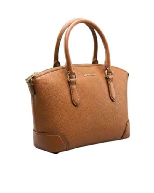 Michael Kors Brown Medium Murphy Dome Tote Bag