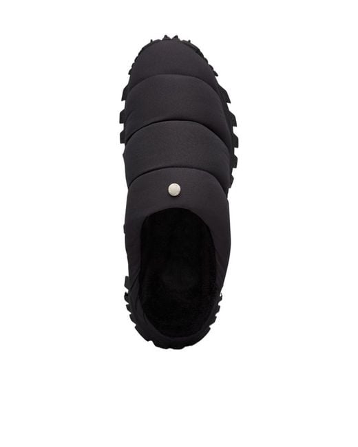 Moncler Black Trailgrip Après Mules for men