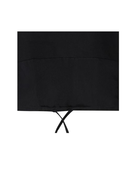 Fabiana Filippi Black Crewneck Drawstring Hem T-Shirt for men