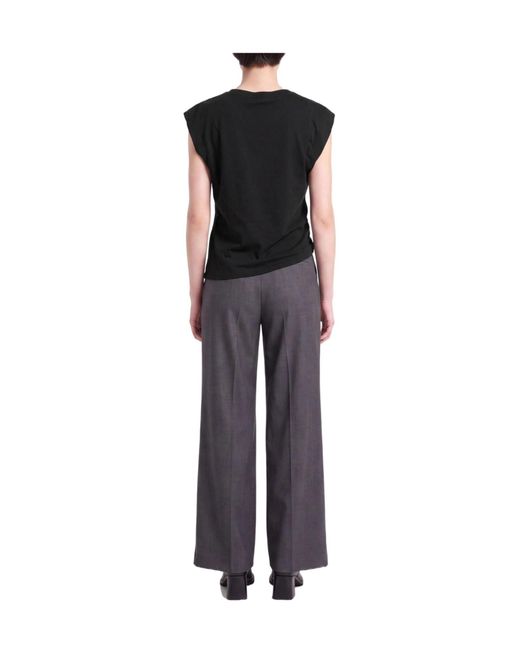 Rag & Bone Black Solid Color T-Shirts
