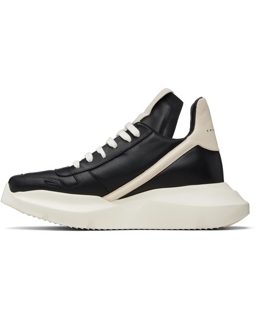 Rick Owens Black Temple Geth Runner Sneakers for men