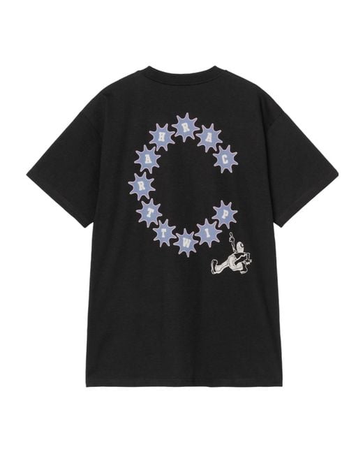 Carhartt Black Wip Graphic Print T-Shirt for men