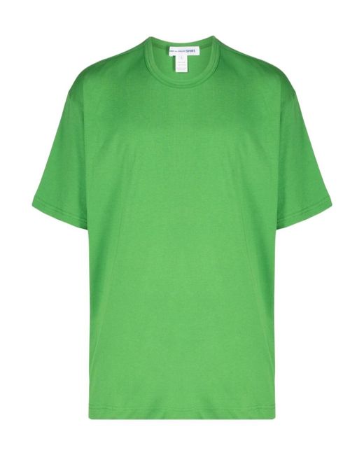 Comme des Garçons Green Logo Short-Sleeved T-Shirt for men